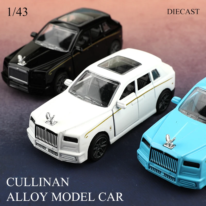 Фото (мешок) 1:43 Rolls-Royce Cullinan, модель автомобиля из сплава, имитация автомобиля, детский легкосплавный автомобиль, игрушечная модель для мальчиков, украшения автомобиля №1