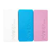 5600mah bank battery chargers case 2x 18650 usb external backup power bank for iphone sumsang with key chain power banks