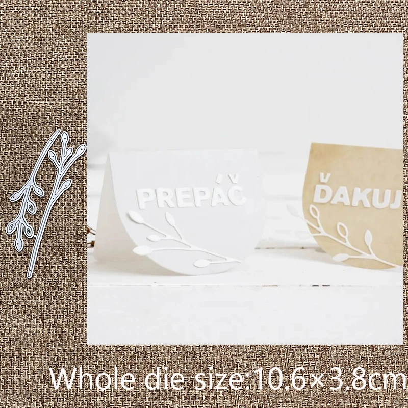 

Металлический трафарет XLDesign для рукоделия, пресс-формы, листья, ветки, украшение для скрапбукинга, высечки для альбома, бумаги, тиснения