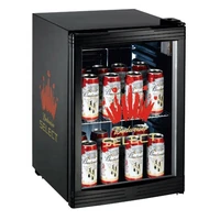 21l tabletop glass door mini refrigerator for energy drink promotion