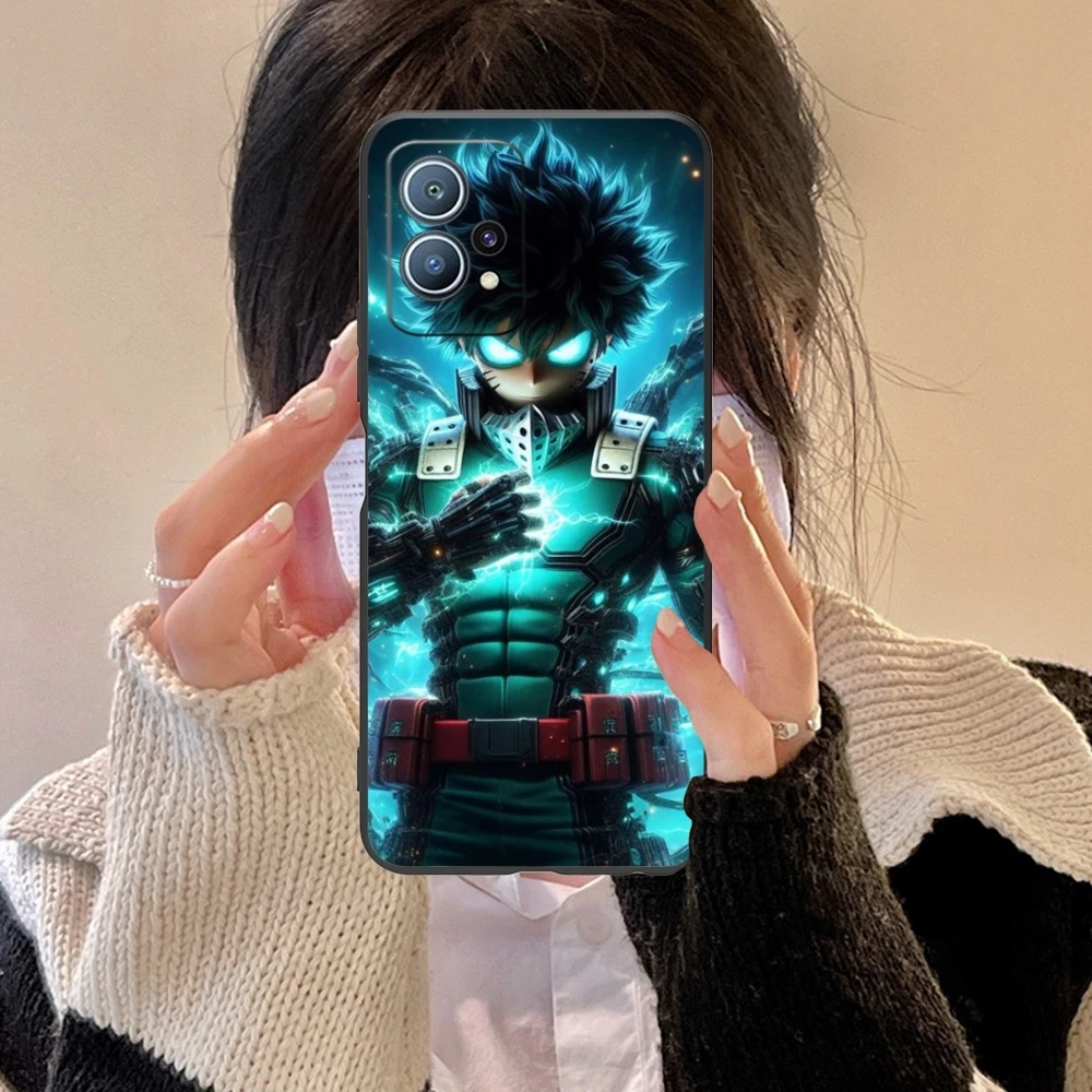 Чехол для сотового телефона Hero Midoriya Izuku Huawei P60 P50 P40 P30 P20 P10 P9 P8 Pro Lite Plus черный мягкий