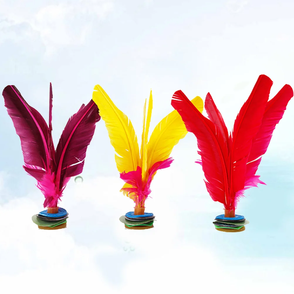 

3pcs Jianzi Game Chinese Kicking Shuttlecock