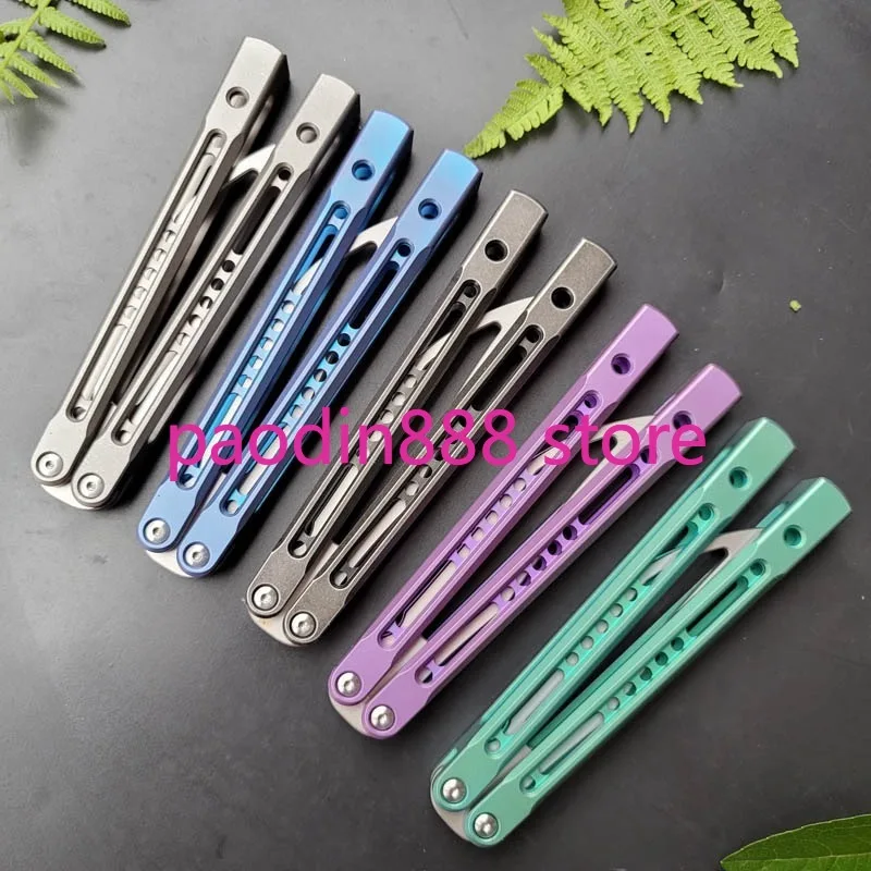 Новейшая модель Theone Butterfly нож для тренера Monarch JK King Channel титановая рукоятка лезвие