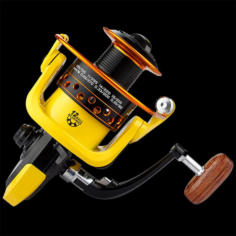 

1000-7000 Fishing Reel Folding Rocker Spinning Wheel Full Metal Wire Loop Fishing Right Left Spinning Reel Fishing Accessories