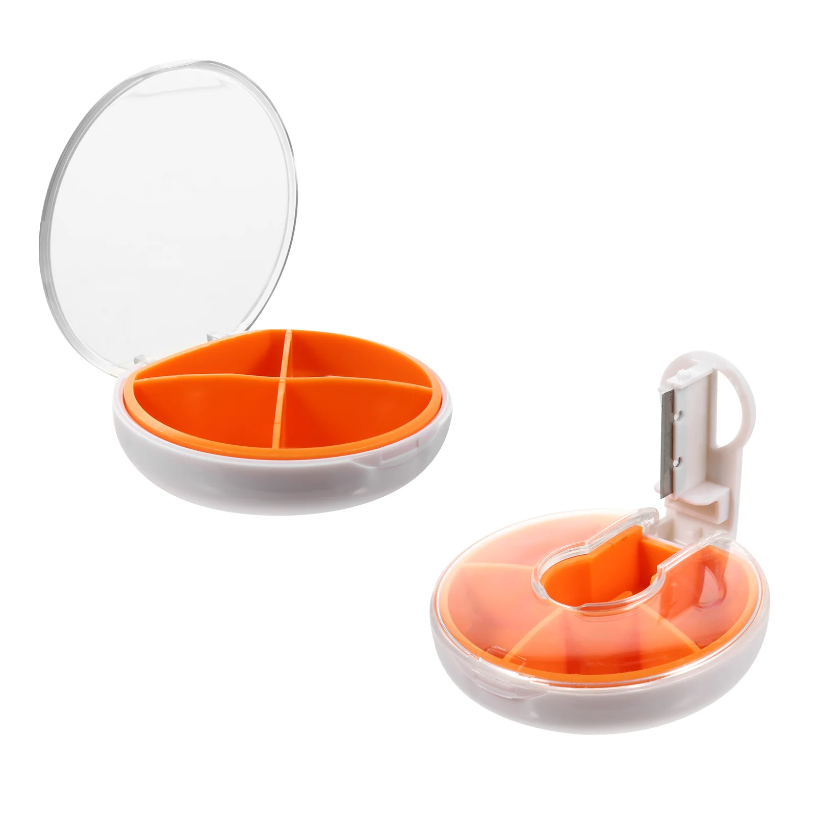 

Box Splitter Case Storage Abs Tablet Breaker Boxes Travel Vitamin Dispenser Holder Slicer Cut Palm Transportation Sorter