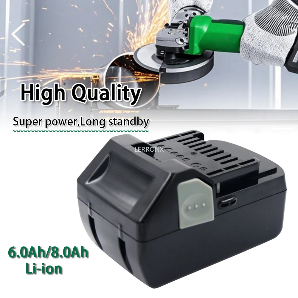 Литий-ионный аккумулятор BSL1850 BSL1860 BSL1840 18 В 6 Ач/8 Ач для электроинструмента Hitachi HiKOKI