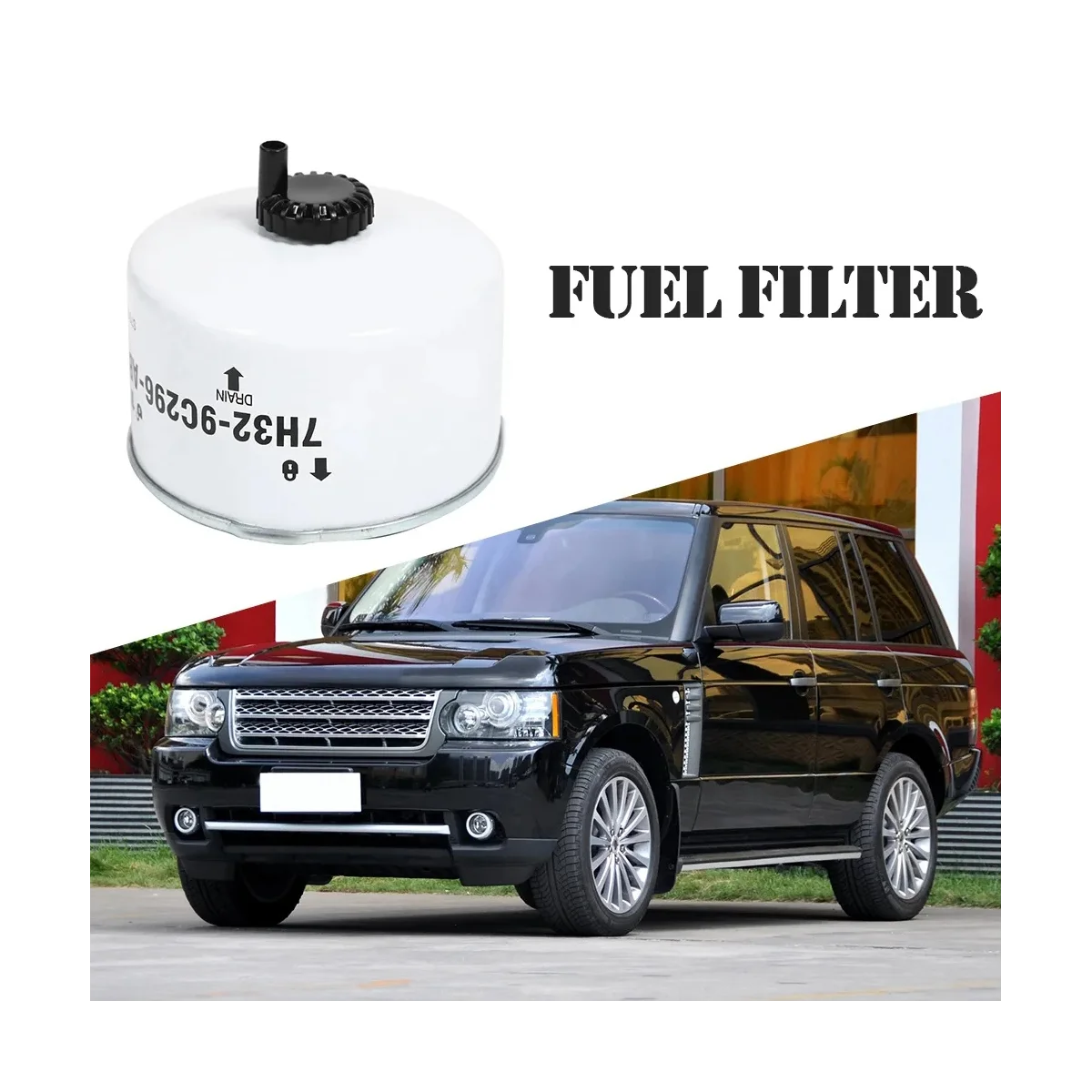 Топливный фильтр LR009705 для Land Rover Range Sport 2007-2013 Discovery 3/4 LR3 LR4 WJI500020 7H32-9C296-AB