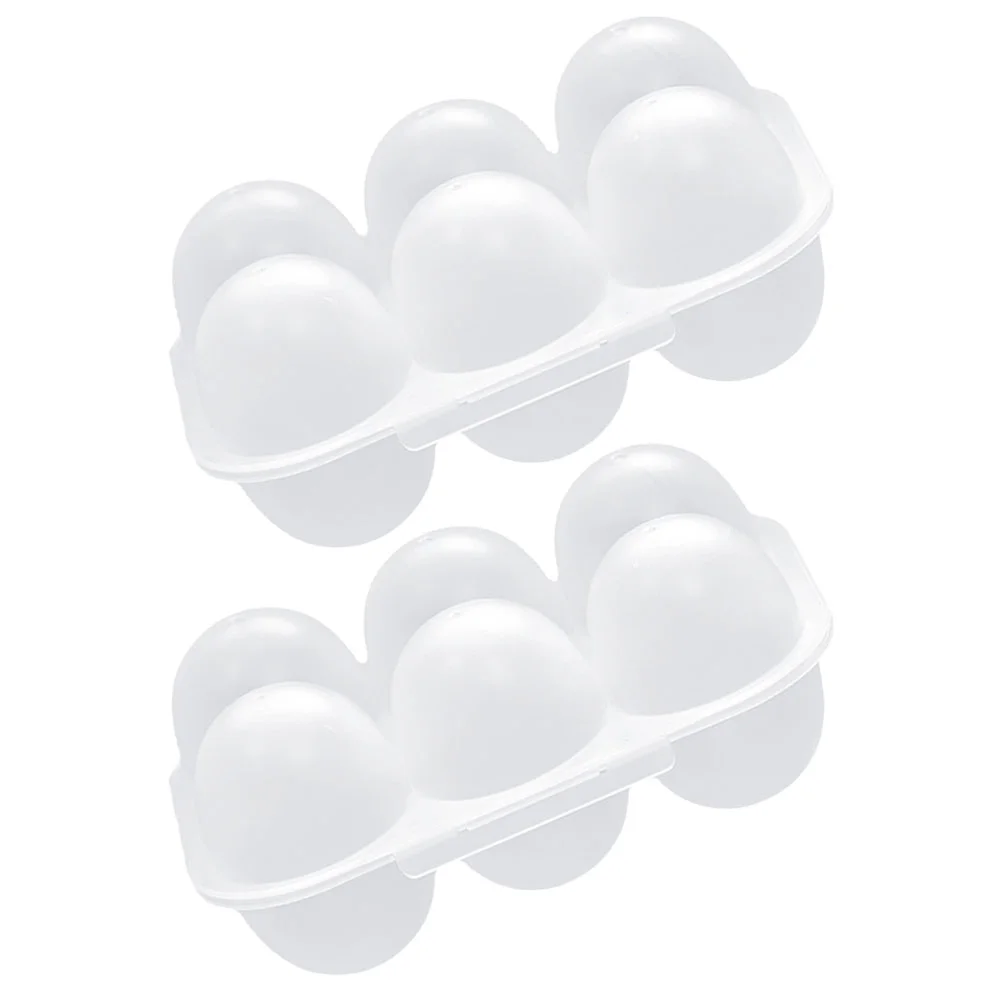 

2 Pcs Dust-proof Egg Storage Box Plastic Drawer Organizer Kitchen Organizers And