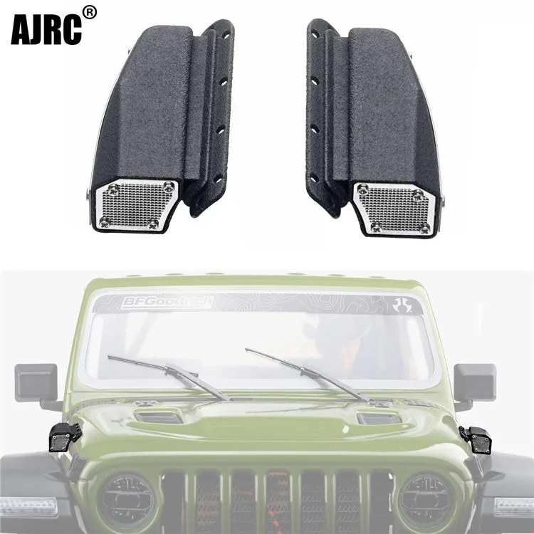 

Axial Scx6 1:6 Wrangler Hood Air Filter Grille Hood Engine Square Air Intake