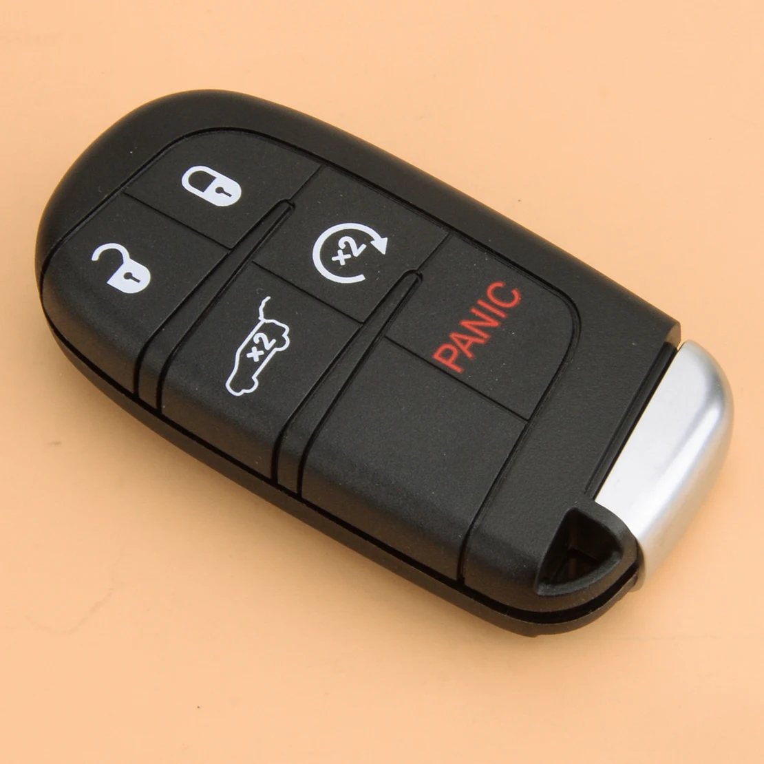 

5 кнопок Черный дистанционный смарт-брелок для ключей Чехол подходит для Jeep Grand Cherokee Chrysler 300 Dodge Charger 2014 2015-2018