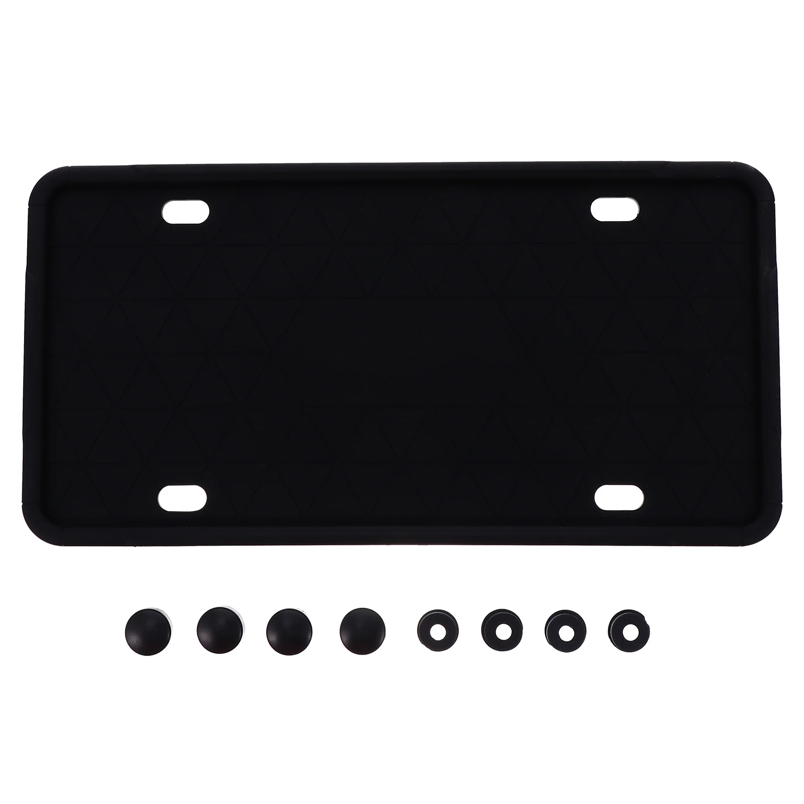 

License Plate Frame Silicone Car Holder Shield Motorcycle License Plate Frames Vehicles Cover Bumper Auto