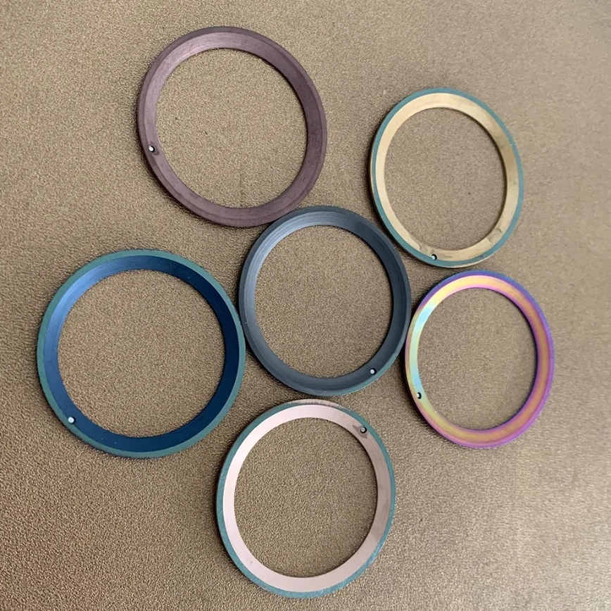 Watch Accessories 38mm Watch Bezel Insert Matte Aluminum Piece Bezel Mouth Outer Diameter 38mm Inner Diameter 30.5mm