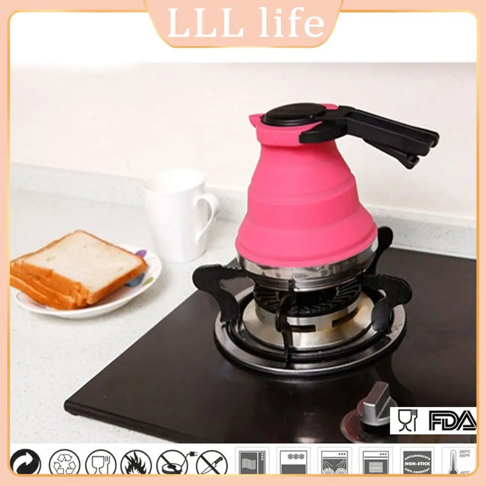 

Household Water Boiling Tools Tea Pot Portable For Travel And Home Teapot High Quality Foldable Outdoor Water Kettle Kettle 1pcs