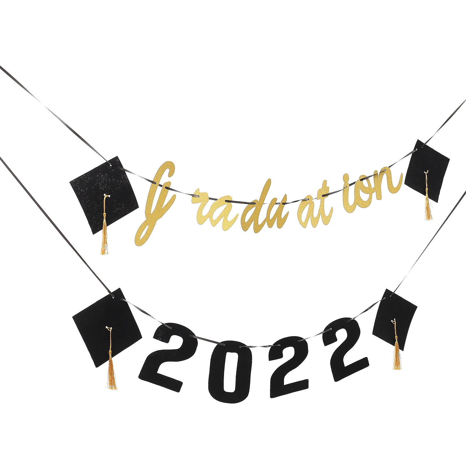 

Banner Graduation Party Backdrop Background Grad Photography Decoration Decor Wall Hanging Photo Congrats 2022 Booth Bunting