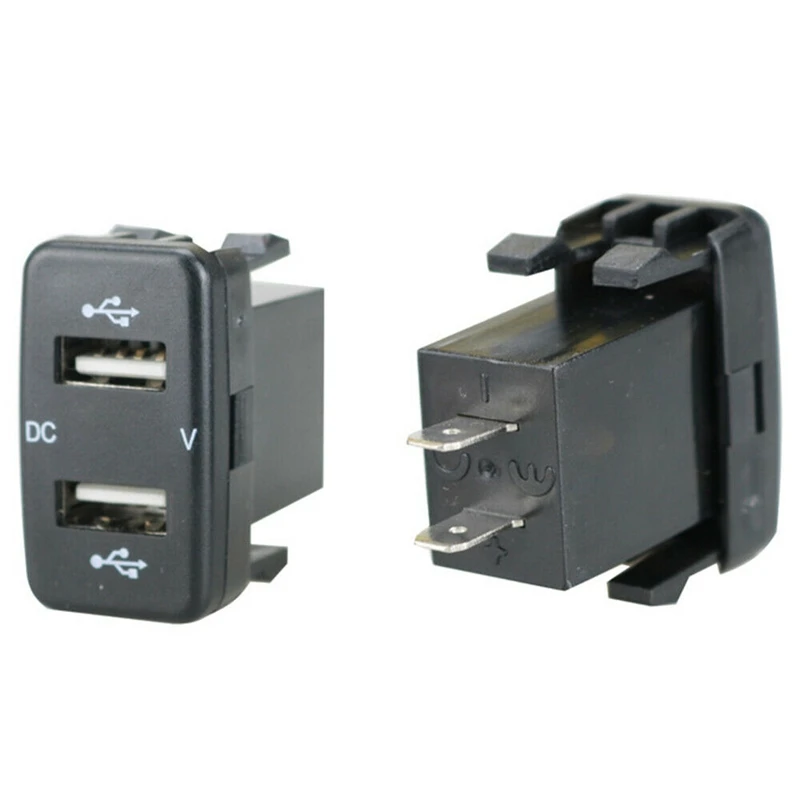 3 шт. автомобильное зарядное устройство с двумя USB-портами