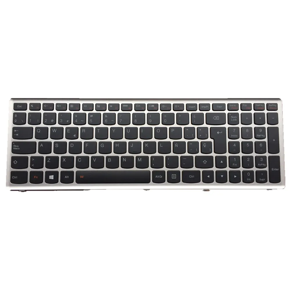 Купи New for Laptop Lenovo IdeaPad U510 Z710 LA SP Keyboard Backlit 25205672 Latin Spanish Teclado Español за 1,439 рублей в магазине AliExpress