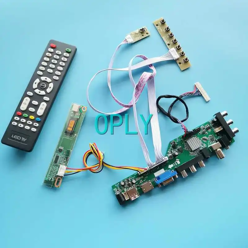 

For LP141WX1-TL01/TL02/TL03/TL06 DVB 3663 Digital Driver Board USB HDMI-Compatible VGA AV 1280*800 Kit 14.1" LVDS 30 Pin 1-CCFL