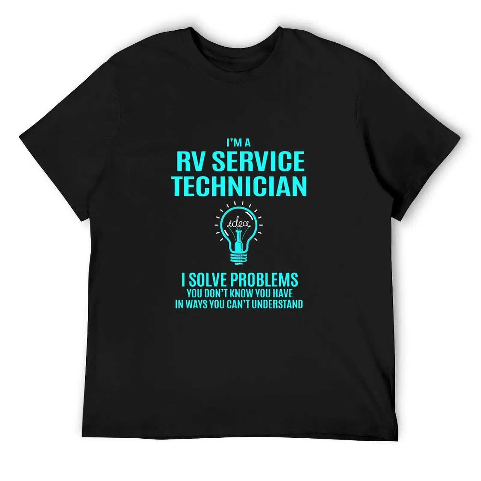 Футболка Rv Service Technician-I Solve Problems подарочная футболка с товаром футболки на заказ