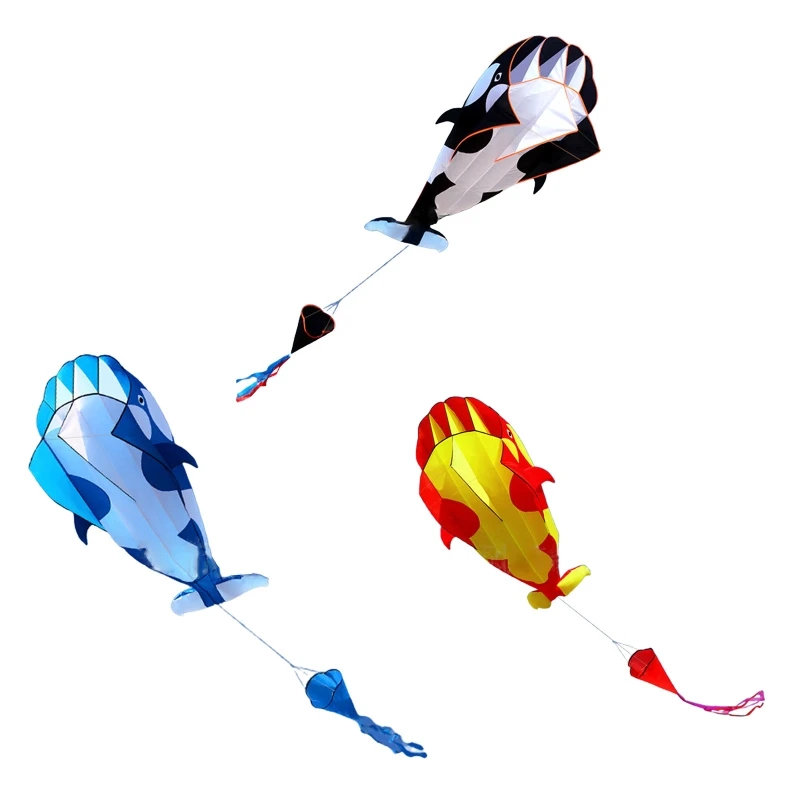 

47.2x84.6" Giant Killer Whale Kite Toys with Bright Color Funny Portable Kit