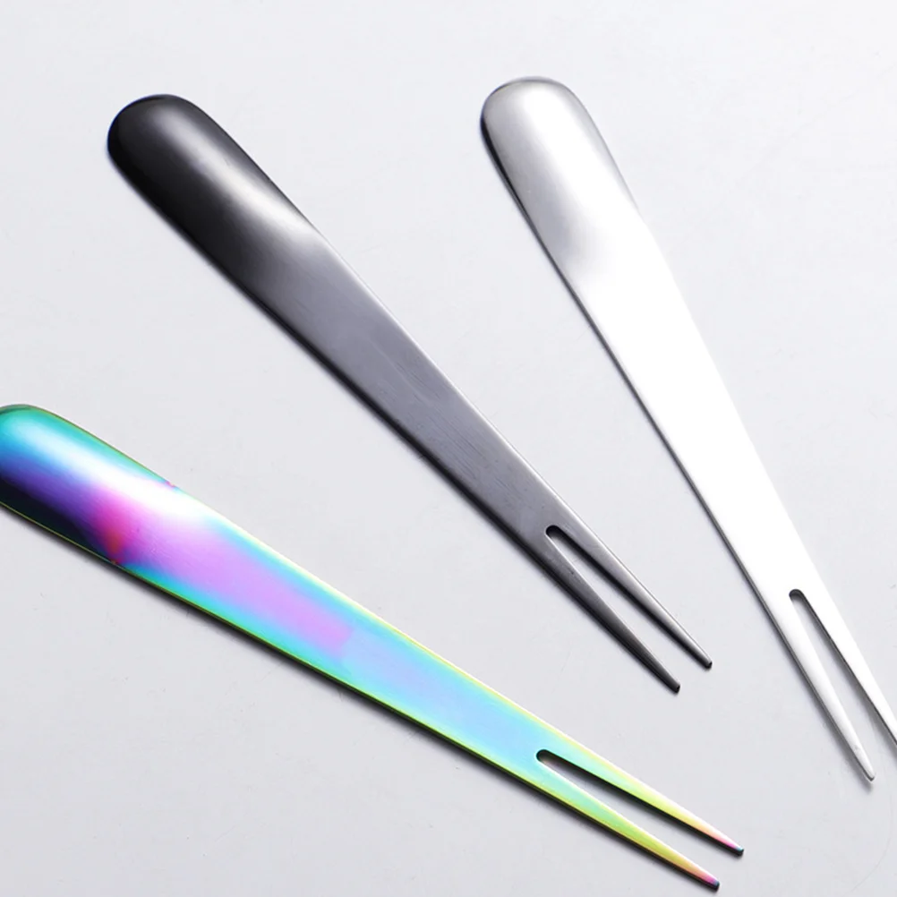 5 шт. вилка из нержавеющей стали с 2 понгами простые выборки для фруктовых салата