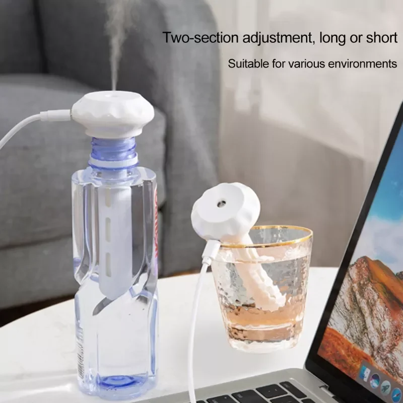 

Aroma Anion Mist Maker With Romantic Light Mini Ultrasonic Air Humidifier LED Lamp USB Essential Oil Diffuser Car Purifier