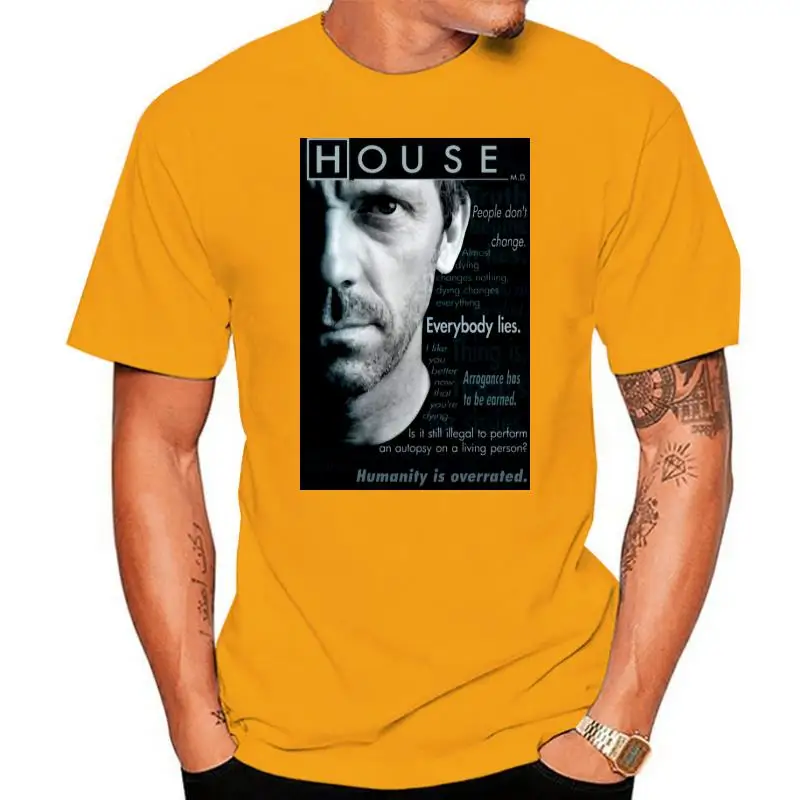 

Домашнее ТВ-шоу, футболка с надписью «Dr. House» по мотивам домохозяйств, для взрослых, цвета Хезер, все размеры