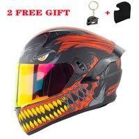 2 free gifts safety dot approved motorcycle helmet for women cool style fashion abs shell downhill riding visor integral helmet