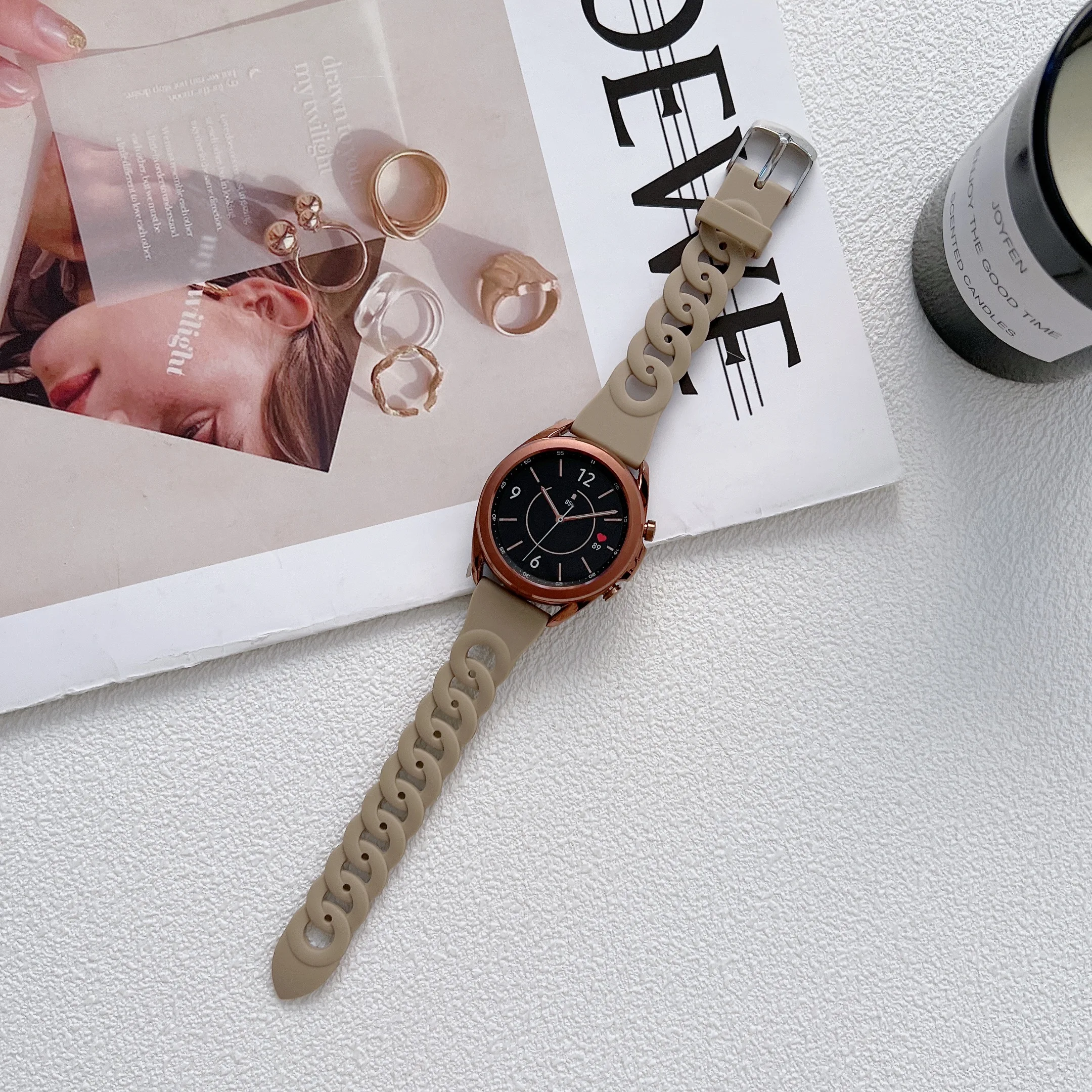 Ремешок 20 22 мм для samsung galaxy watch 4 Classic 40 46 Gear S3 46/42 браслет Huawei Watch GT2 Correa Active 2 44 - купить