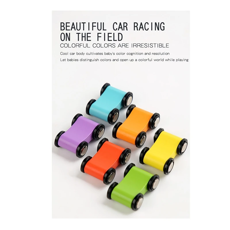 Деревянные гоночные горки-автомобили трековая парковка игрушки скользящая