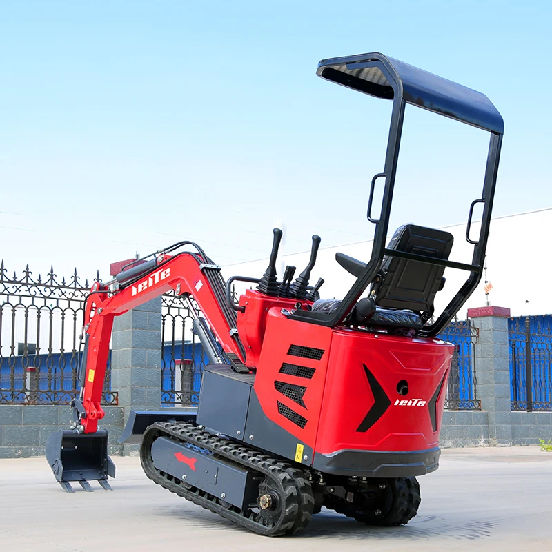 Chinese Excavator Manufacturer Wholesale 1Ton Hydraulic Mini Excavator LT1012 PLUS  1.2 Ton Small Digger Ex-factory Price