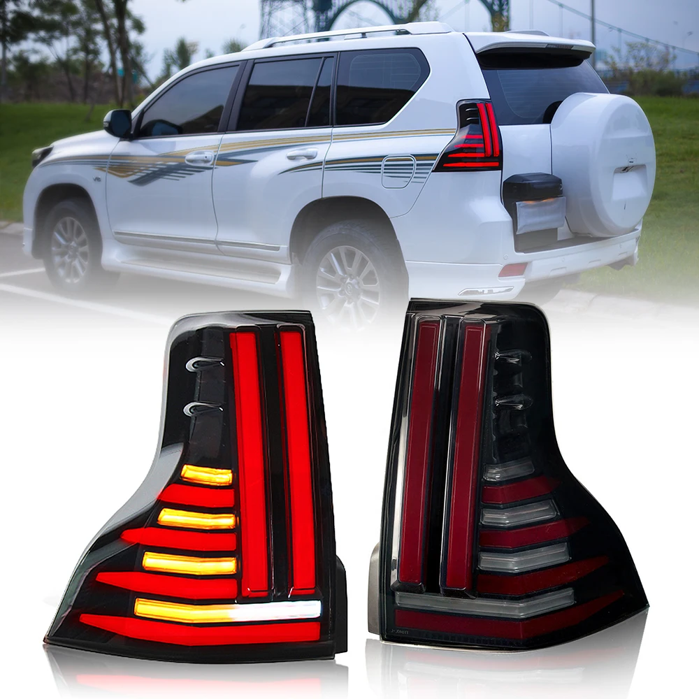 Задние фонари для Toyota Prado 2013-UP автомобильные аксессуары задние светодиодные