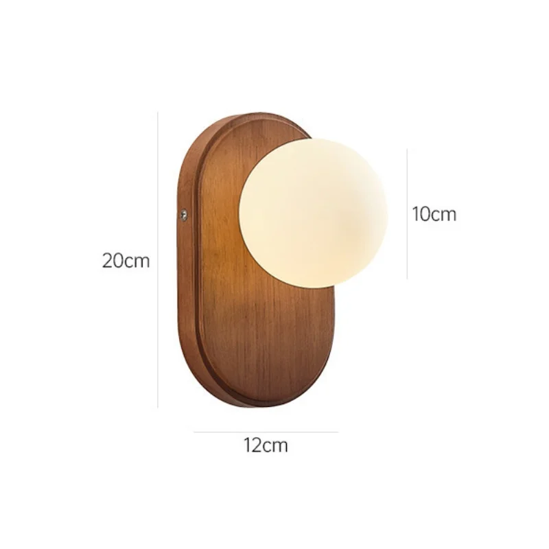 

KINLAMS Настенный светильник из дерева теплый белый