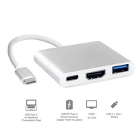 usb c hub to hdmi compatible for macbook proair thunderbolt 3 usb type c hub to hdmi compatible usb 3 0 port usb c power