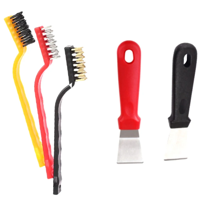 

Gas Stove Cleaning Wire Brush Kitchen Tools Metal Strong Decontamination Brush