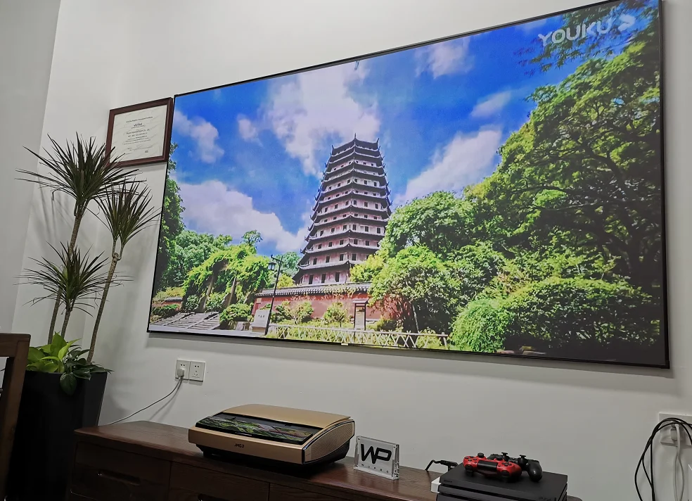 Горячие продажи проекционных экранов для Pet Crystal UST 16:9 120-дюймовый проекционный