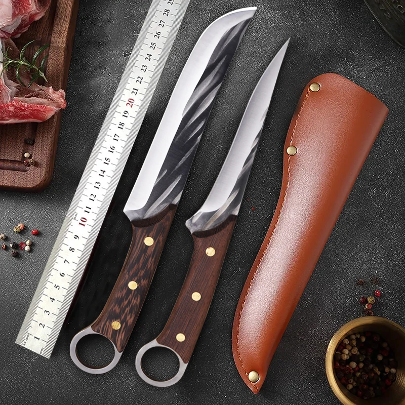 

Boning Knife Slicing Knife 5cr15 Stainless Steel Butcher Knife Kitchen Meat Cleaver Vegetable Fruit Knife Outdoor Camping Knife