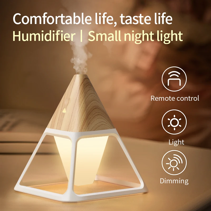 Portable Air Humidifier Night Light USB Cool Mist Maker Purifier Aromatherapy Aroma Essential Oil Diffuser for Home Décor Gift