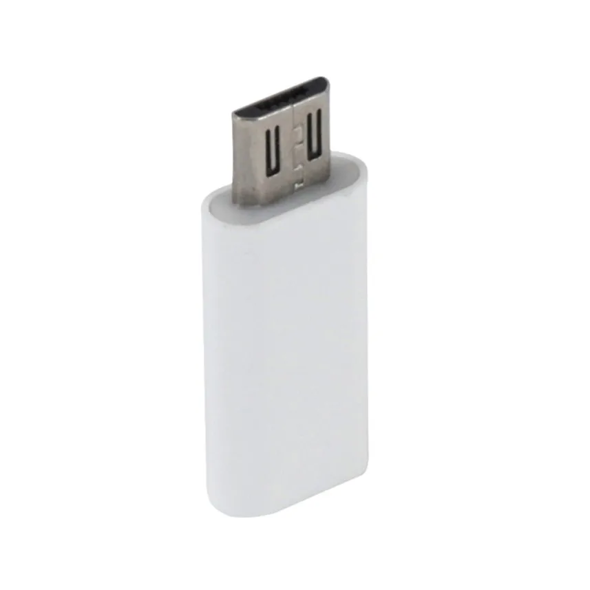 Адаптер для передачи данных с USB Type-C на Micro черный белый 2019 | Мобильные телефоны и