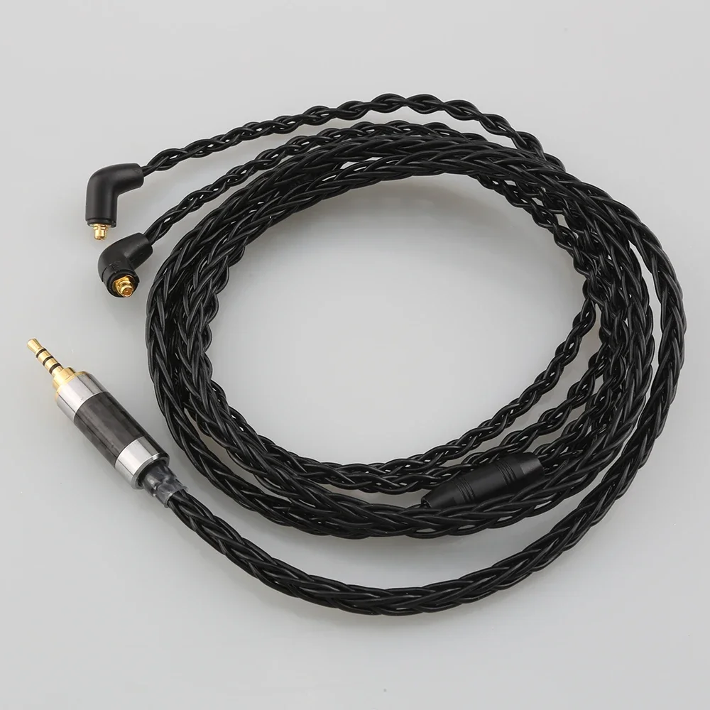 HiFi Audiocrast 3 5 мм 2 XLR 4 8-ядерный посеребренный кабель для наушников OCC дляymotic ER4 XR SR ER4SR