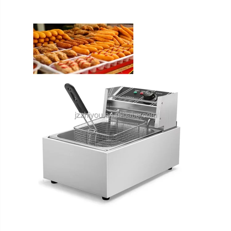 

automatic double-tank Fryer French Fries Machine for dessert shop