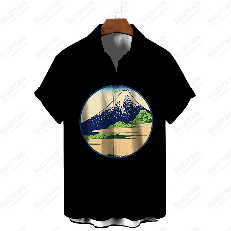 

Non-Iron Mens Shirts Korean Version Urban Style New Arrivals Stand Collar Fashion Hawaiian Sale 18+ Korean Designer Vintage