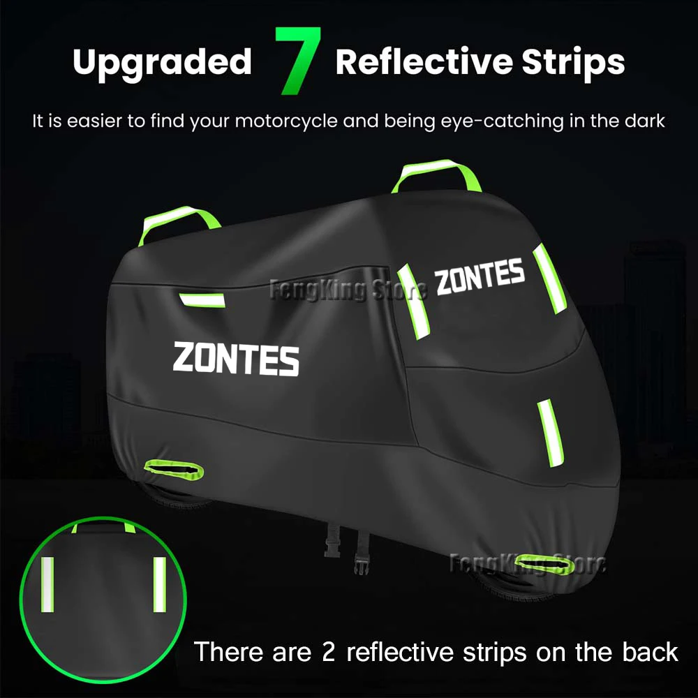 Чехол для мотоцикла ZONTES 350 GK ABS GK-125 защита от ультрафиолета пылезащитный снежный