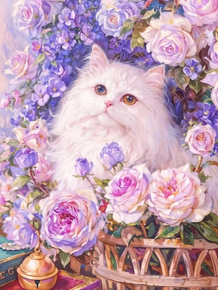 9ct 65X85cm кот предварительно напечатанный набор для вышивки крестом DIY набор для вышивания ремесленная нить игла поделки (art.: 3920cd277f4bc) - 3920cd277f4bc