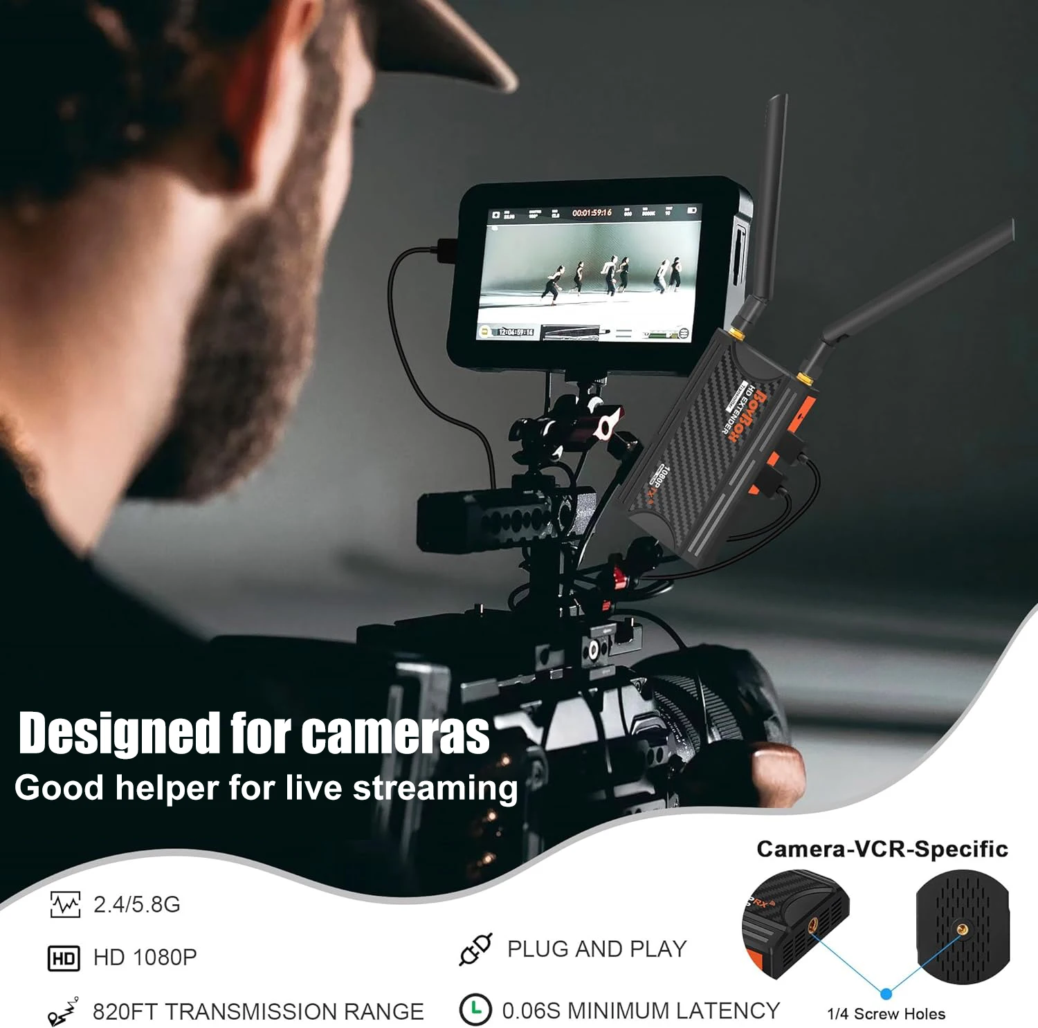 Беспроводной Bluetooth-динамик 1080p 200 м