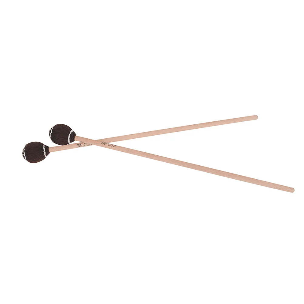 

2 Pcs Marimba Mallets Professional Drumstick Percussion Instrument Sticks Practical Chicken Thigh Hammer Maple Drumsticks