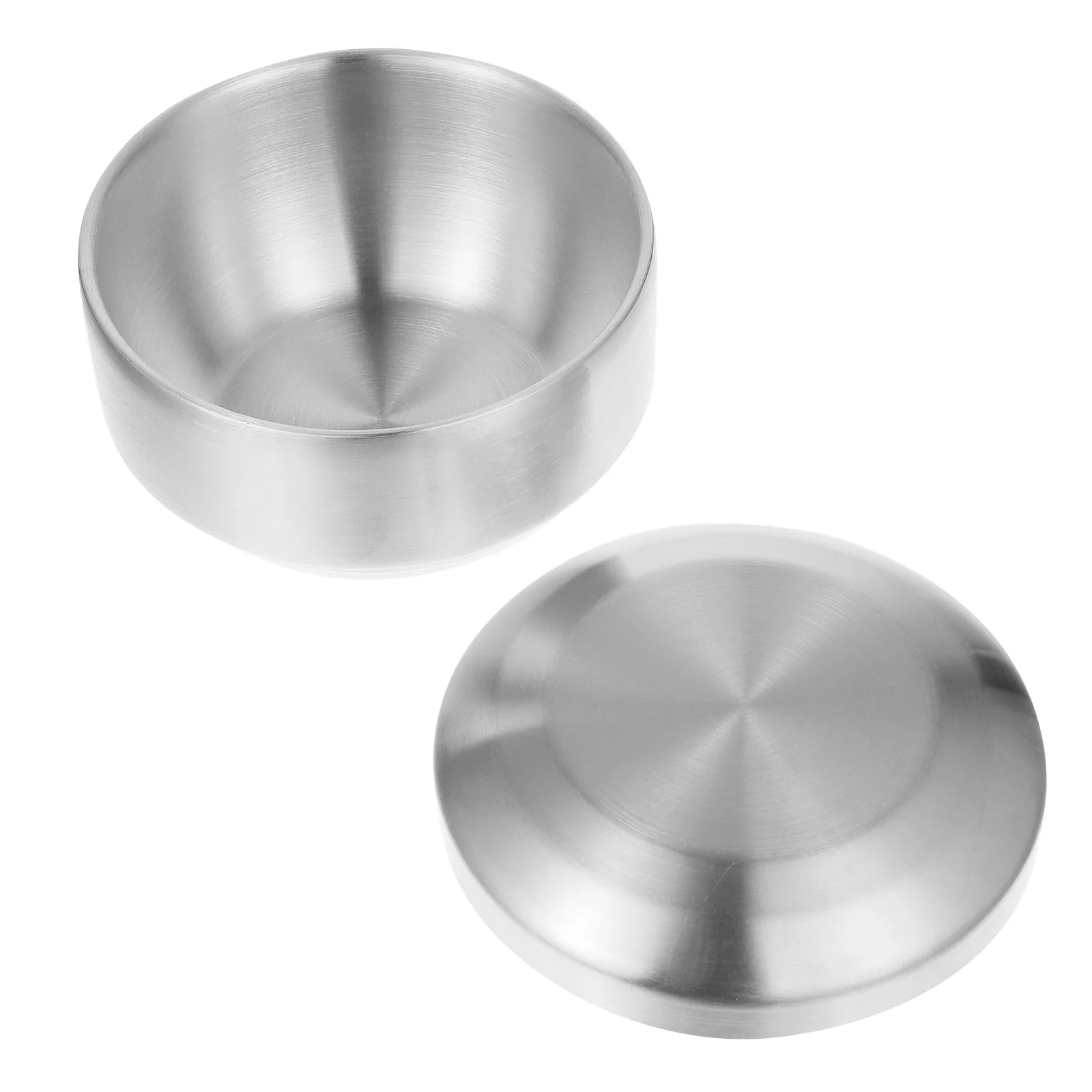 

Korean Traditional Rice Bowl Set Metal Cereal Bowls Soup Container Rice Bowl with Lid Appetizer Bowl Baby Bowl Home Bowl