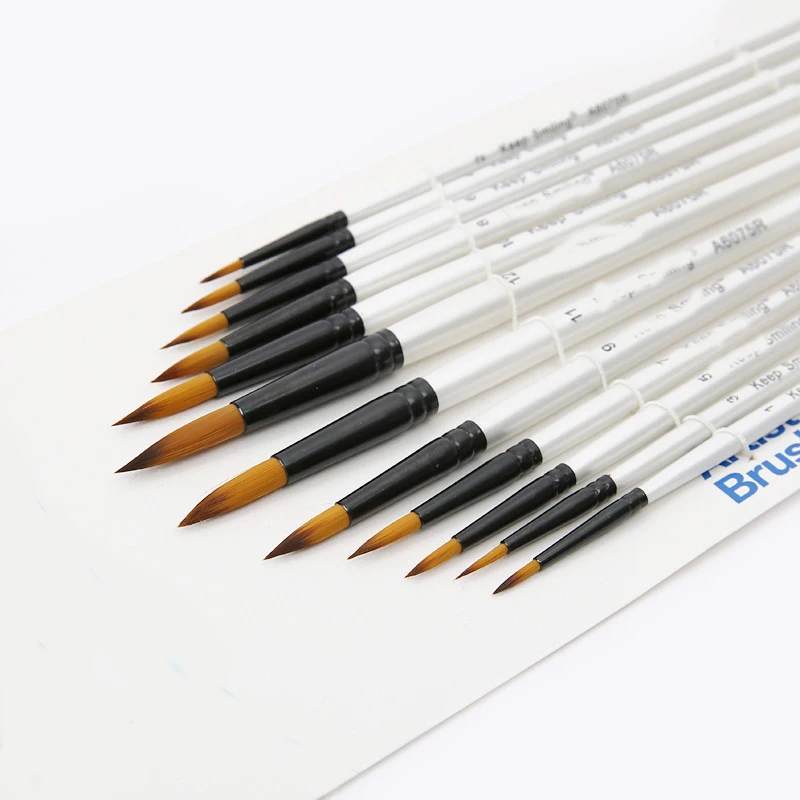 

Military Model Coloring Pen Combination Set 12Pcs/set Pointed Brush Scene Making Coloring Tool 1/35 1/48 1/72