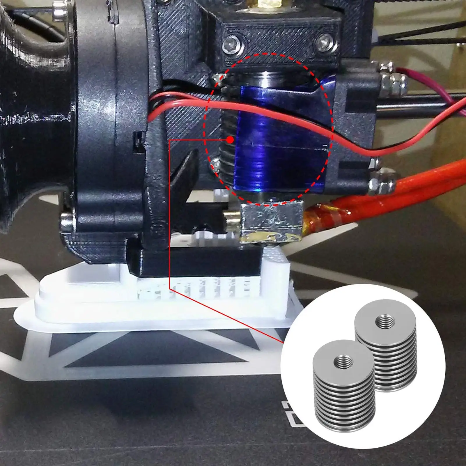 Фото Комплект из 2 радиаторов для 3D-принтера Voron 0.1 0.2, алюминиевый кулер V6 CNC, серебристый №5