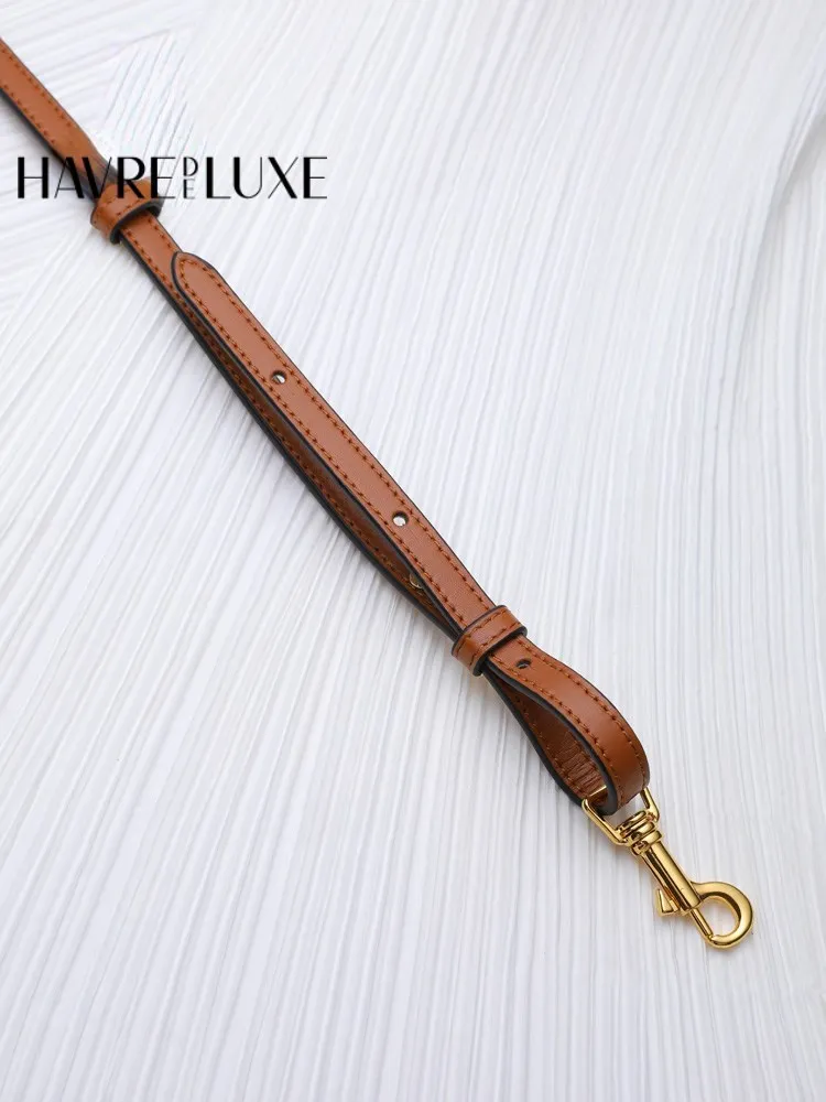 Bag shoulder strap replacement crossbody belts Brown adjustable cowhide strap single-purchase accessories