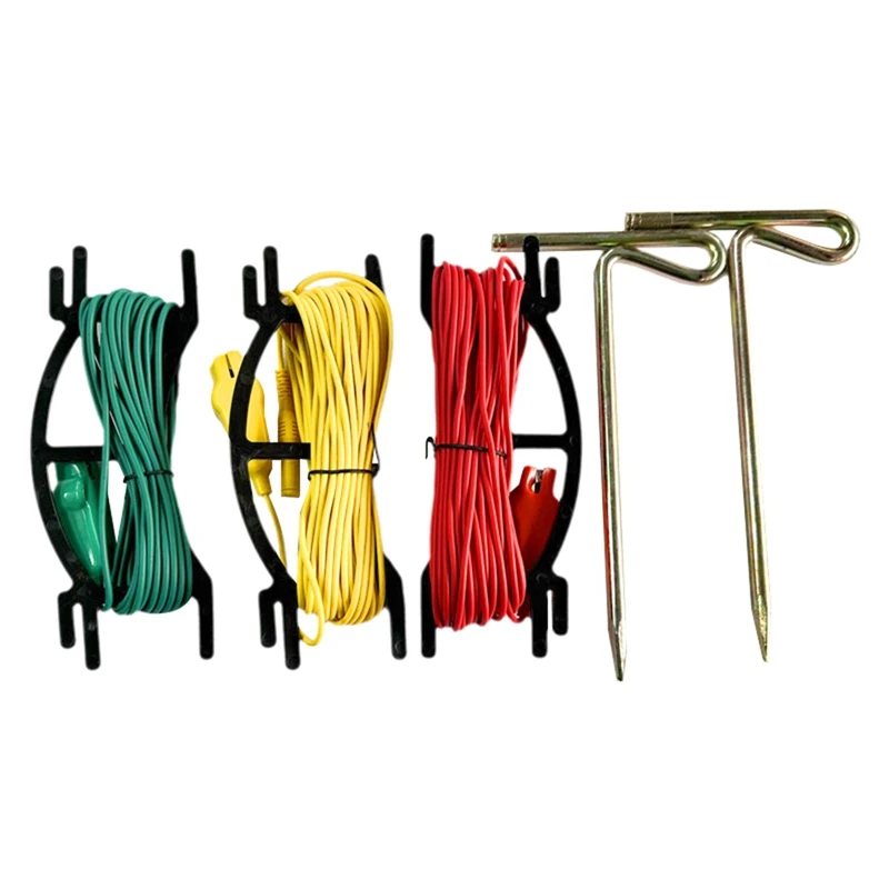 

LJL-DY4100 Комплект для проверки заземления Цифровой измеритель сопротивления заземления Ом Инструменты Инспекционный тестер сопротивления электрика